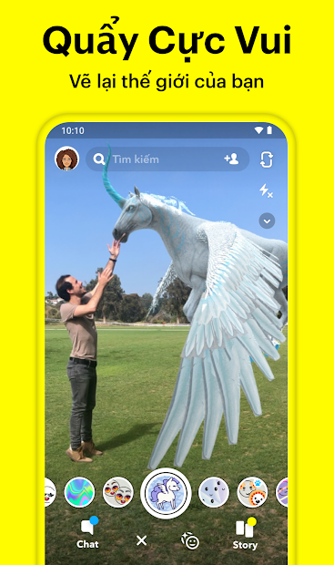 Screenshots Snapchat - Ứng dụng mạng xã hội snapchat