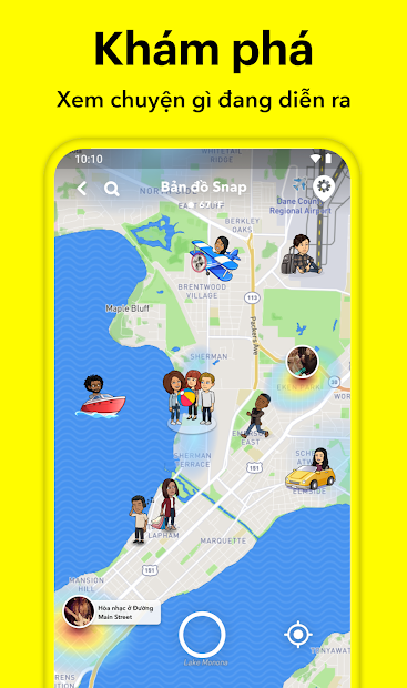 Screenshots Snapchat - Ứng dụng mạng xã hội snapchat