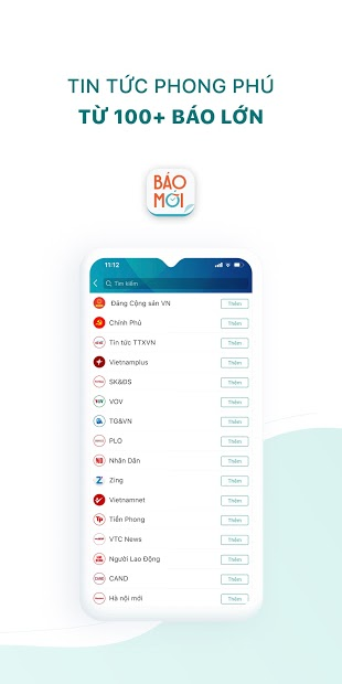 Screenshots BÁO MỚI: Ứng dụng đọc Báo, Tin Mới 24h nhanh chóng