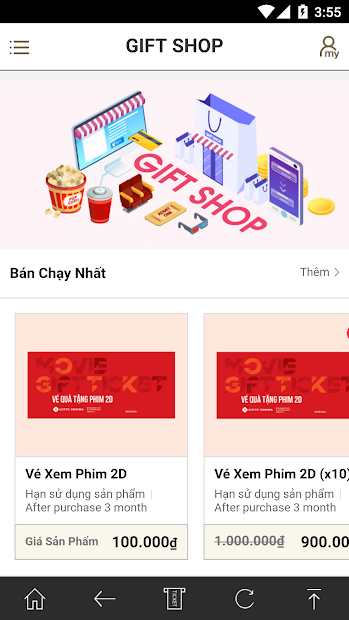 Screenshots LOTTECINEMA VN - Ứng dụng đặt vé xem phim