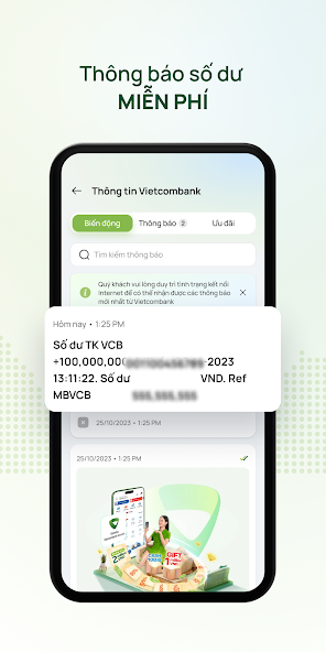 Screenshots VCB Digibank - Ứng dụng ngân hàng Vietcombank