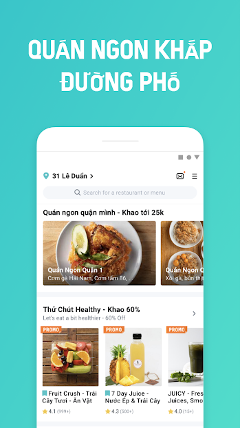 Screenshots BAEMIN - Ứng dụng giao đồ ăn nhanh chóng