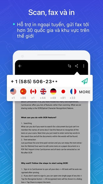 Screenshots CamScanner: Máy quét tài liệu, giấy tờ ngay trên điện thoại