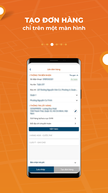 Screenshots GHN Express - Giao Hàng Nhanh giaohangnhanh