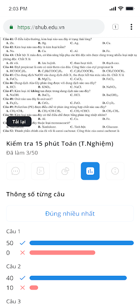 Screenshots SHub Classroom: Tạo bài tập và chấm điểm online cho học sinh