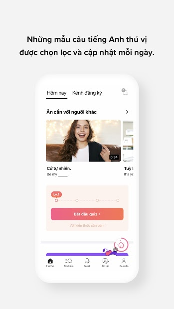 Screenshots Cake- Học tiếng anh giao tiếp miễn phí