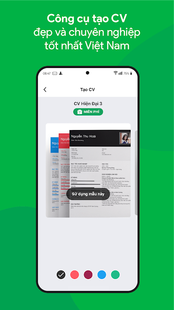 Screenshots TOPCV - Tạo CV và tìm việc làm phù hợp