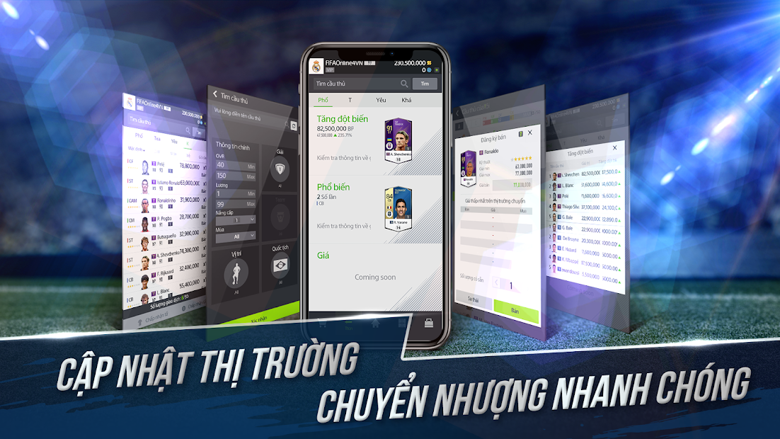 Screenshots FC Online M (FIFA Online 4M) by EA SPORTS™ - Quản lý đội bóng FC Online trên Smartphone