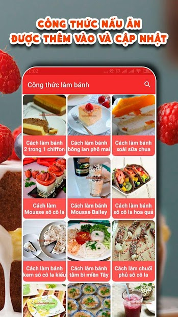 Screenshots Thực đơn hàng ngày - 365 món ăn ngon hàng ngày