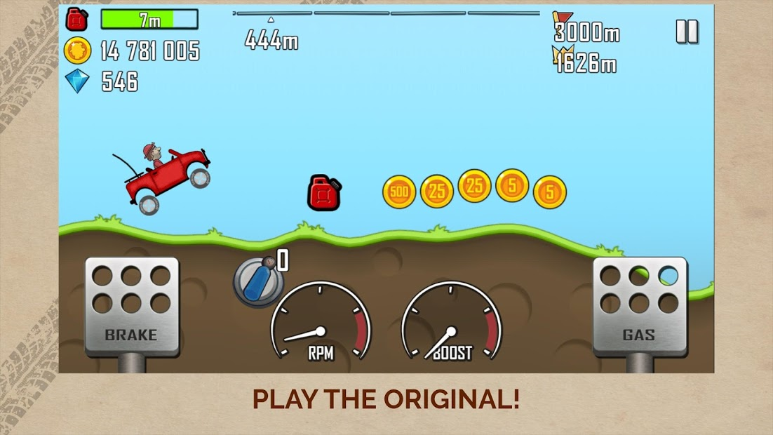 Screenshots Hill Climb Racing - Game đua xe leo núi vượt địa hình cực vui