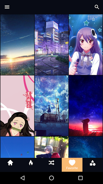 Screenshots Anime Wallpaper - Hình nền nhân vật hoạt hình Nhật Bản cho điện thoại