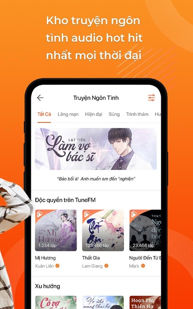 Screenshots TuneFM - Nghe Radio & Audio Truyện