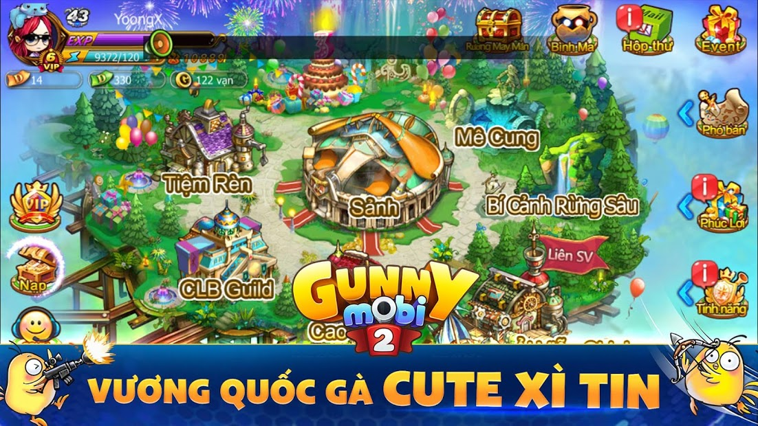 Screenshots Gunny Mobi - Game bắn Gà Teen & Chibi