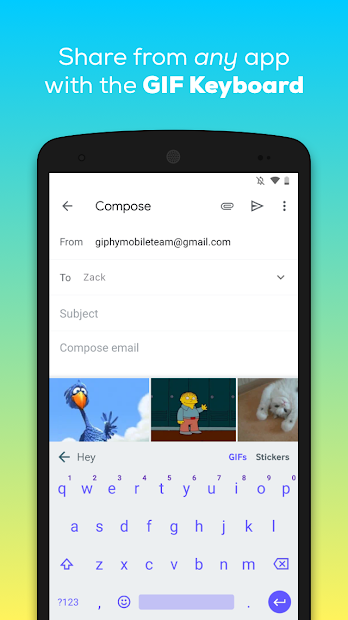 Screenshots GIPHY - Animated GIFs Search Engine- Tạo hình Giphy trên điện thoại