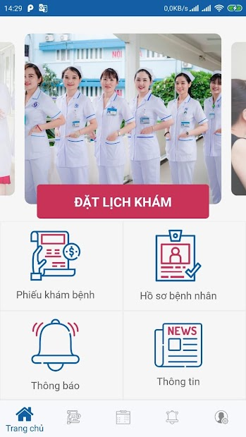 Screenshots Đặt hẹn khám Bệnh viện Nhân dân Gia định: Đặt lịch khám bệnh online