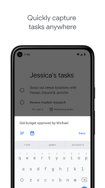 Screenshots Google Task - Nhắc nhở công việc cho bạn