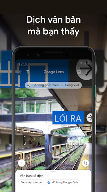 Screenshots Google Ống kính - Google Lens: Dịch văn bản, nhận diện đồ vật