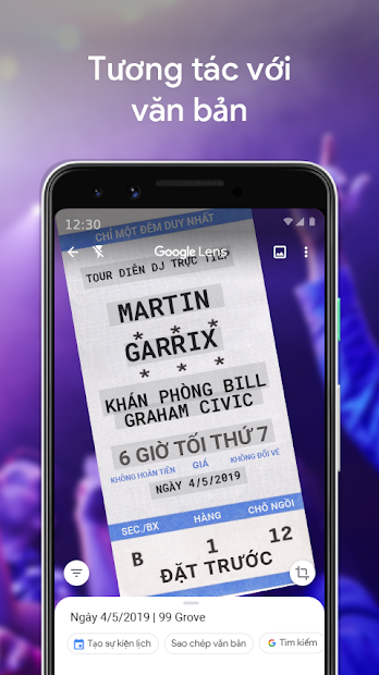 Screenshots Google Ống kính - Google Lens: Dịch văn bản, nhận diện đồ vật