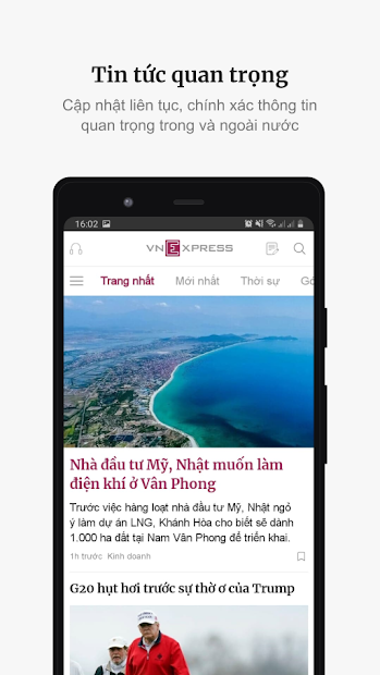 Screenshots Báo VnExpress: Cập nhật tin tức nóng hổi, mới nhất 24/7