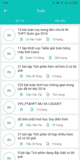 Screenshots Luyện Thi THPT Quốc Gia 2020 - Ôn thi Offline