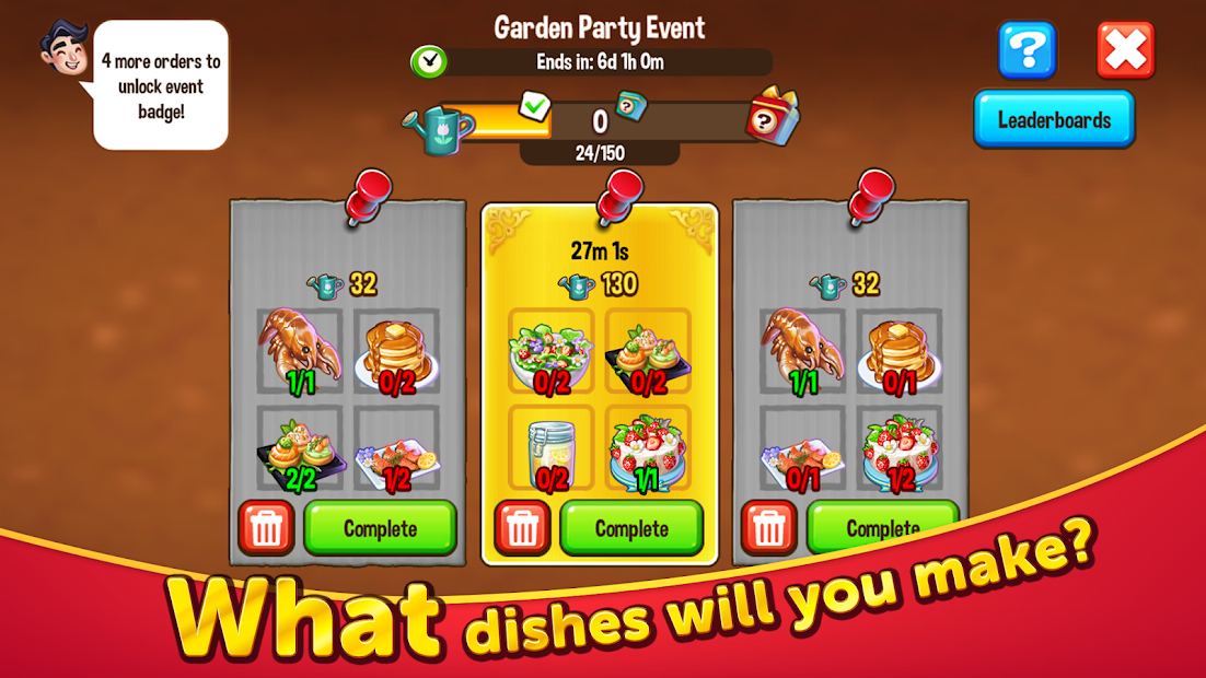 Screenshots Food Street - Game nhà hàng kết hợp nông trại cực hay