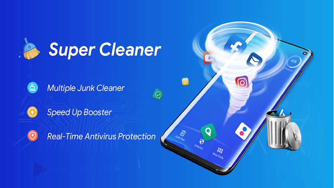 Screenshots Clean - Master of Cleaner, Antivirus: Ứng dụng Diệt Virus & Dọn Rác cho di động