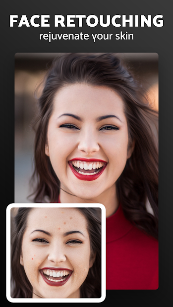 Screenshots Pixl: chỉnh sửa ảnh khuôn mặt