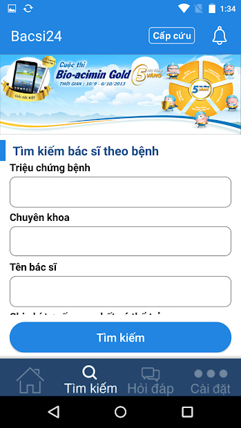 Screenshots VOV BACSI24 - Ứng dụng khám chữa bệnh trực tuyến