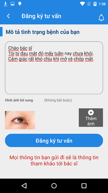 Screenshots VOV BACSI24 - Ứng dụng khám chữa bệnh trực tuyến