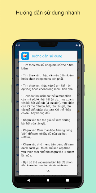 Screenshots Mã số Karaoke Vietnam: Tra cứu hơn 50.000 mã karaoke 5 số, 6 số