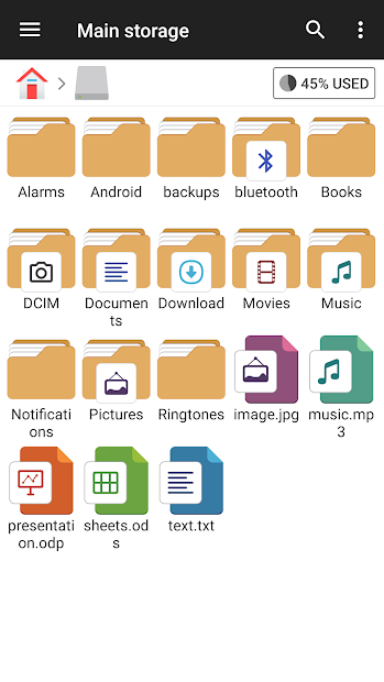 Screenshots File Manager: Quản lý file , tập tin điện thoại Android