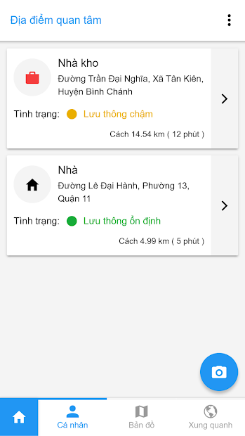 Screenshots TTGT Tp Hồ Chí Minh: Camera giao thông, xem tin giao thông trực tiếp