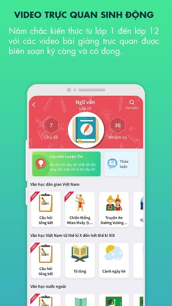 Screenshots Kiến Guru - Ứng dụng tự học tại nhà lớp 1 - 12