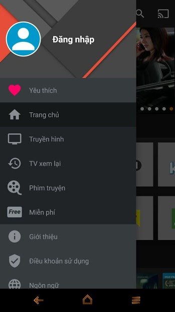 Screenshots MyTV Net cho Smartphone, Tablet và Smart Tivi