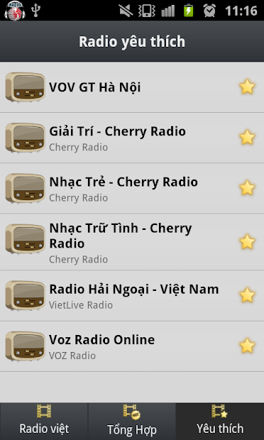 Screenshots Radio Viet Nam - Radio Việt Nam: Nghe radio trực tuyến miễn phí