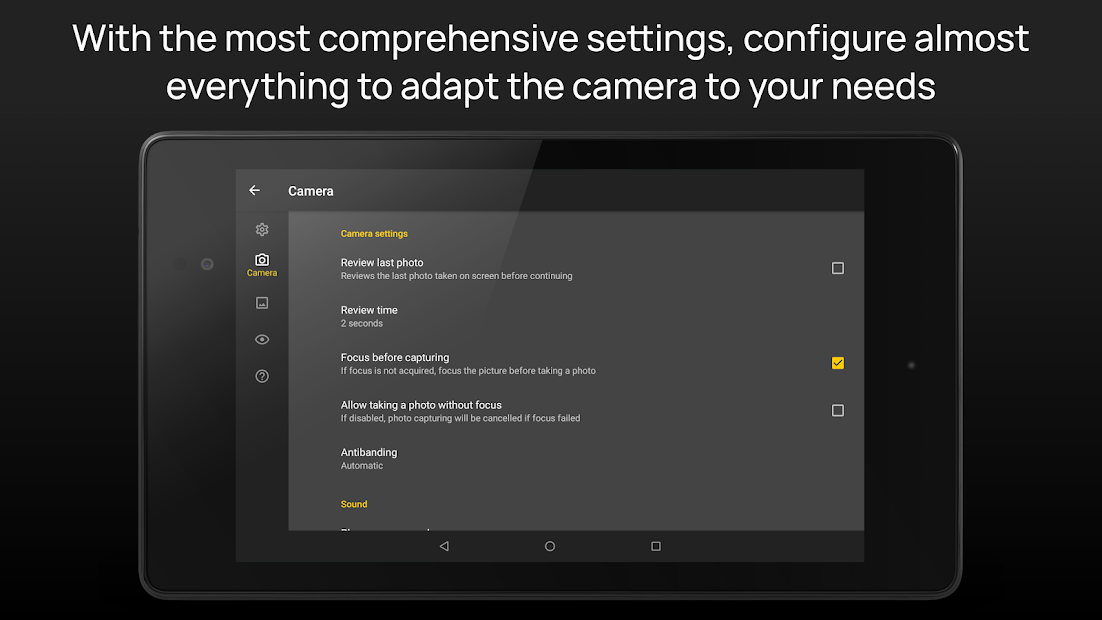 Screenshots Camera FV-5 Lite: Ứng dụng chụp ảnh đẹp, hiệu ứng độc đáo