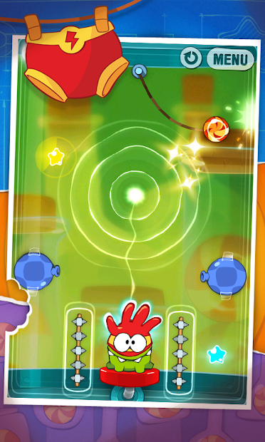 Screenshots Cut the Rope - Experiments: Chú ếch Om Nom háu ăn