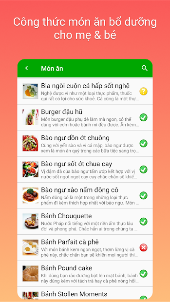 Screenshots Trợ lý mẹ bầu - Theo dõi thai kỳ, tính ngày dự sinh, lịch khám thai