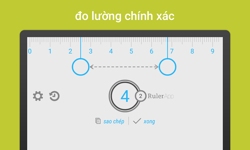 Screenshots Ruler App: Thước kẻ - Ứng dụng thước đo cm, đo độ dài trên điện thoại
