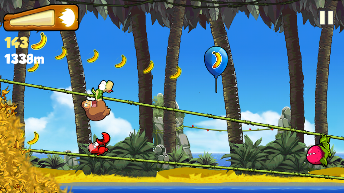 Screenshots Banana Kong - Khỉ con ăn chuối