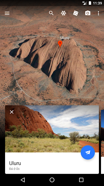 Screenshots Google Earth - Mô phỏng trái đất: Bản đồ thế giới 3D