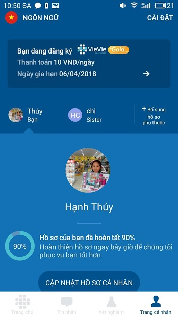 Screenshots VieVie - Kết nối bác sĩ, khám bệnh tại nhà nhanh chóng