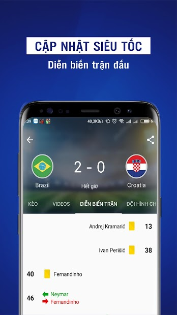 Screenshots On Sports: Ứng dụng cập nhật tin tức thể thao, tỷ số bóng đá trực tuyến