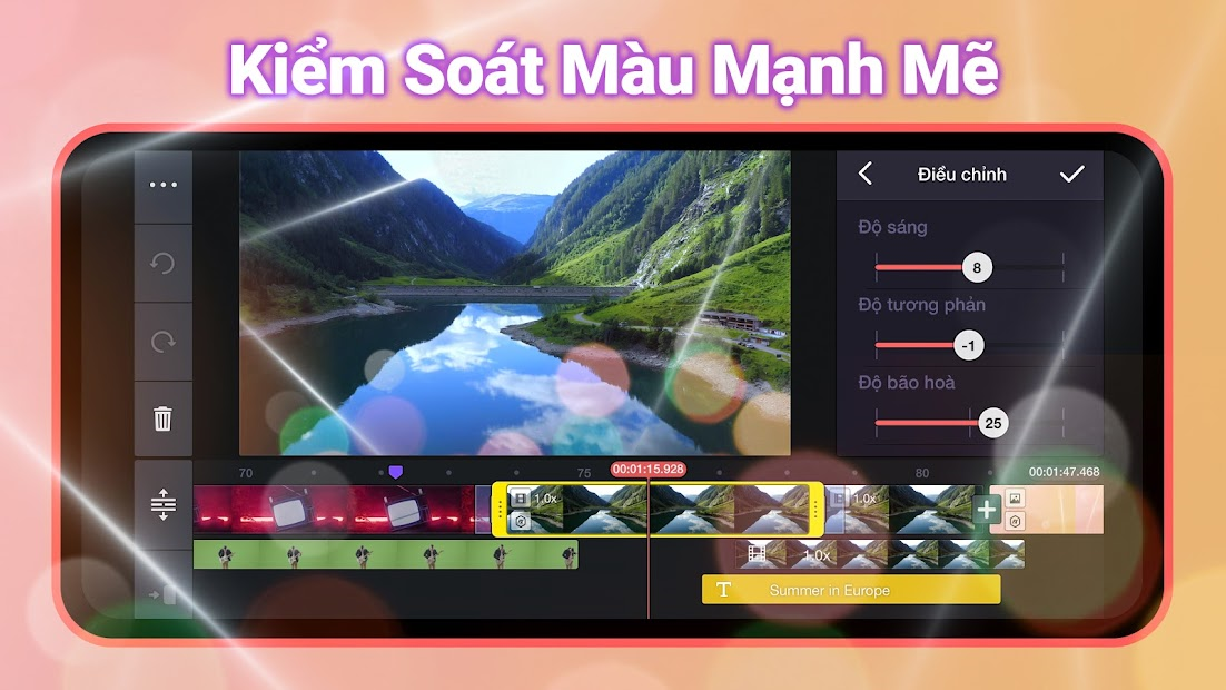 Screenshots KineMaster - Ứng dụng chỉnh sửa Video, ghép nhạc vào ảnh video