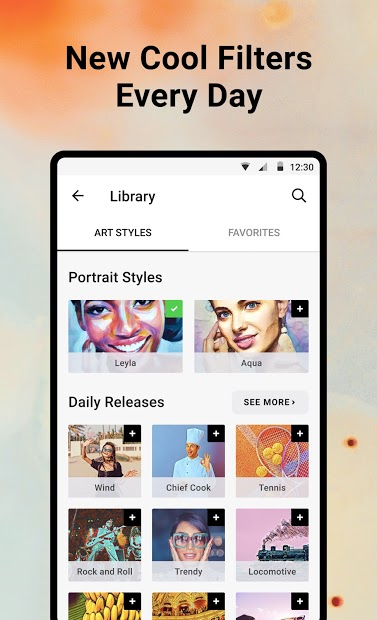 Screenshots Prisma Photo Editor - biến ảnh thành tranh vẽ với bộ lọc miễn phí