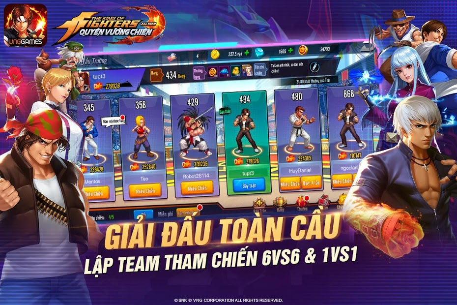 Screenshots KOF AllStar - Quyền Vương Chiến VNG