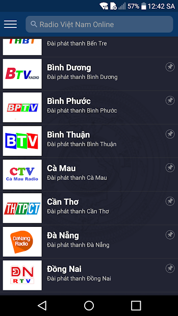 Screenshots Radio Việt Nam - Nghe đài trực tuyến, nghe đài FM