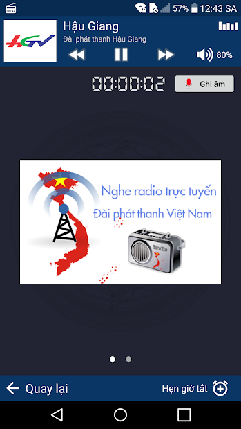 Screenshots Radio Việt Nam - Nghe đài trực tuyến, nghe đài FM