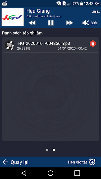 Screenshots Radio Việt Nam - Nghe đài trực tuyến, nghe đài FM