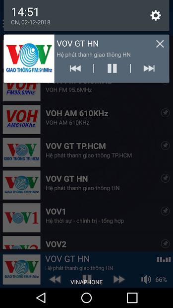 Screenshots Radio Việt Nam - Nghe đài trực tuyến, nghe đài FM